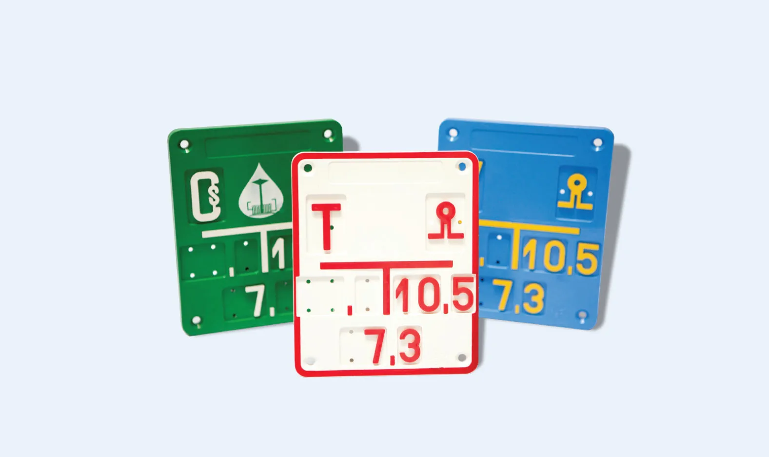 Kobaplast jelzőtábla víz- és tűzcsap jelöléshez – Öntvíz Kft.